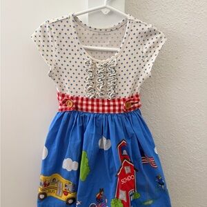 Eleanor Rose Back to School Toddler Dress